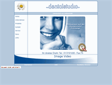 Tablet Screenshot of dentalstudio.at