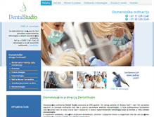 Tablet Screenshot of dentalstudio.co.rs